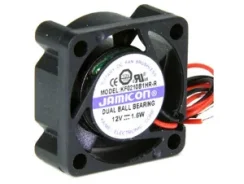 ���������� 25�25�10�� DC (12V / 0.13A / 1.6W), 2 Wire, 13Krpm JAMICON (KF0210B1HR-R) ��������� ����