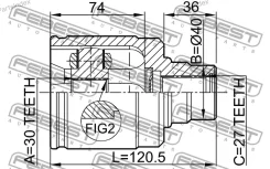 ���� ���������� 30X40X27 44310-S10-902 Honda Civic Ferio EK4 [JP] 0311HRVLH ����