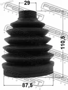 ������� ���� �������� �������� PVC 87.5X110.5X29 39241-EG025 Nissan X-Trail T32 2014.04- [EL] 0317PODAT ����