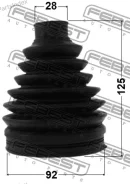 ������� ���� �������� �������� PVC 92X125X28 04438-08080 Toyota Harrier ACU3#, GSU3#, MCU3# 2003.02-2012.07 [JP] 0317PRB ����