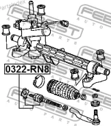 ���� ������� 53010-SMA-003 Honda Stream RN9 [JP] 0322RN8 ����