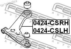 ����� �������� ����� MR403419 Mitsubishi Lancer CS, CT# 2000.09-2013.08 [GE] 0424CSLH ����