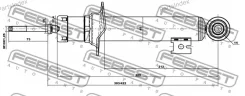 ����������� �������� 4062A031 Mitsubishi L200, L200 Sportero KA, B0# 2005.05-2015.03 [GE] 04659966F ����