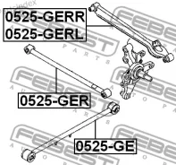 ���� ������ ���������� GA2A-28-62X Mazda 626 GE 1991-1998 [GEN] 0525GER ����