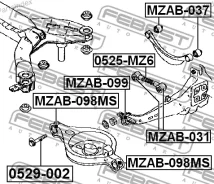���� ������ ���������� ������������ G26A-28-500B Mazda 6 GG 2002-2008 [GEN] 0525MZ6 ����