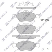 ������� ��������� �������� Toyota Yaris 1.0/1.3 06 SP1631 Sangsin SP1631 SP1631 ����