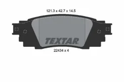 ������� ��������� �������� Toyota/Lexus: RAV 4 V/UX, 2.0/2.5 Hybrid/200/250h/300h/300h E-Four, 15-17 Textar 2243401 2243401 ����