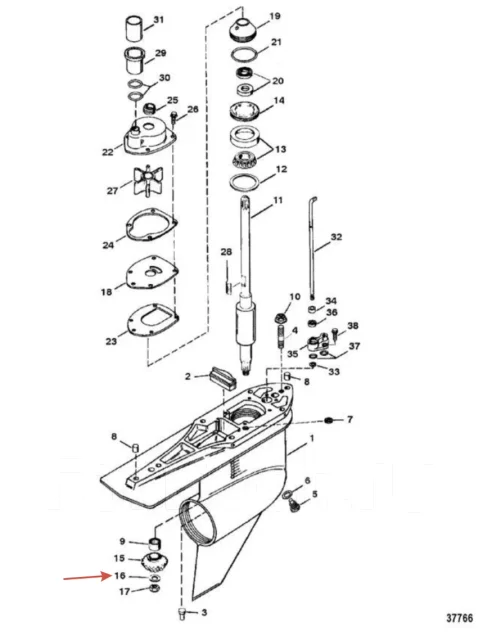 ����� ��� ����� ������� �������� 12-92721 Mercruiser ��������. ����
