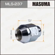 ����� Masuma 12x1.25��, L=30.4��, ��� ����=19�� ����� Masuma 12x1.5 �������� � ������ D 30mm / ��� ����=21�� MLS237 ����
