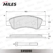 ������� ��������� ������ (��� ������� + �����) (����� Low-Metallic) (FIAT Ducato, Citroen Jumper, Peugeot Boxer (250 (TRW GDB1682) E410090 Miles E4100...