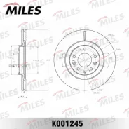 ���� ��������� Mazda CX-7/CX-9 07- ���. ����. D 320��. Miles K001245 Miles K001245 K001245 ����