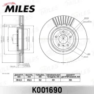 ���� ��������� Infiniti FX/Q70/QX70 ���. ����. D 354��. Miles K001690 Miles K001690 K001690 ����