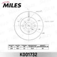 ���� ��������� Toyota Corolla 1.6 00-02 ���. ����. D 238��. Th 22��. Miles K001732 Miles K001732 K001732 ����