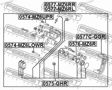 ������� ��������� ������ ������ GJ6A-26-61XC Mazda 6 GG 2002-2008 [GEN] 0577MZ6RR ����