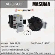 ��������� Masuma, FORD / IQJA, SPJD, XTDA (14V/120A) Masuma AL-U500 Masuma ALU500 ����