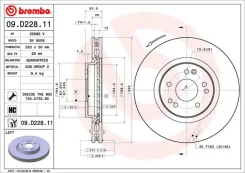 ���� ��������� ����� 09d22811 Brembo 09D22811 ����