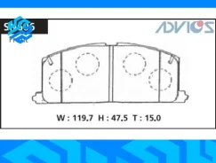 ������� ��������� �������� Advics SN606 ��������, �����/������ SN606 ����