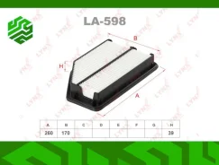 ������ ��������� Lynxauto LA598 LA598 ����