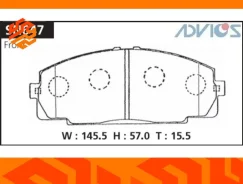 ������� ��������� �������� Advics SN647 ��������, �����/������ SN647 ����