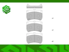 ������� ��������� �������� Sangsin Brake SP1067 ��������, �����/������ SP1067 ����