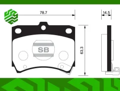 ������� ��������� �������� Sangsin Brake SP1049 ��������, �����/������ SP1049 ����