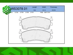 ������� ��������� �������� Jeenice WS307801 ��������, �����/������ WS307801 ����