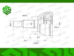 ���� �������� INKO 301033 ��������, �����/������ 301033 ����