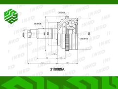 ���� �������� INKO 310089A ��������, �����/������ 310089A ����