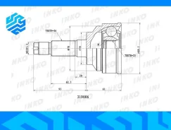���� �������� INKO 319006 ��������, �����/������ 319006 ����