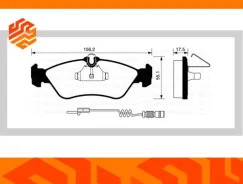 ������� ��������� �������� Sangsin Brake SP1274 ������, �����/������ SP1274 ����
