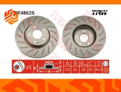���� ��������� TRW DF4862S ��������, �����/������ DF4862S ����