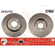 ���� ��������� TRW DF4275S ������ Nissan: Primastar ������� 01-, Primastar ������ 02-, OPEL: Vivaro Combi 01-, Vivaro ������ 01-, Renault: Trafic II c...