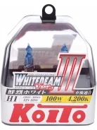 ����� ������������������� Koito Whitebeam H1 12V 55W (100W) 4200K (�������� 2 ��. ) Koito P0751W P0751W ����