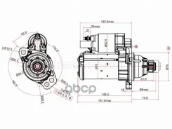 ������� Audi A3 12-19 / Q3 11-19 (2 kW/ Z=13/ (Bosch Sat ���. ST-02M911024RN ST02M911024RN ����