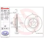 ���� ��������� ������. � �� ��������� Chrysler (BBDC) Sebring 03/08-12/08 / Chrysler Sebring (JS) 09 Brembo 09A63711 - 09A63711 ����