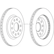����. ���� ���. ����. [280x22] 5���. AUDI A3 Seat Altea/Toledo III VW Golf V/Jetta III Skoda Octavia 1,4-1,9TDI 03 DDF1223 ����