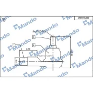 ���������� ������� ���� KIA RIO (DC) Mando DSA020509 DSA020509 ����
