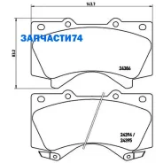 ������� �������� ��������! Toyota land Cruiser 4.7i/4.5D 08 Brembo P83107 P83107 P83107 ����