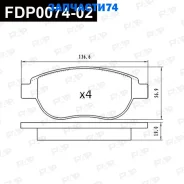 ������� ��������� �������� �������� Citroen Berlingo / Berlingo First Box Body/MPV (M) FAP FDP0074-02 FDP007402 ����