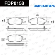 ������� ��������� �������� �������� Toyota Caldina Estate (T19) FAP FDP0158 FDP0158 ����
