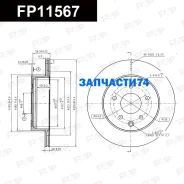 ���� ��������� Renault Koleos I (HY) FAP FP11567 FP11567 ����