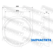 ������ �������������� ��������� ����� (������������ ��������) Febest 02491001 02491001 ����