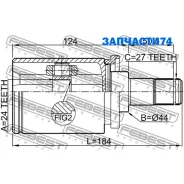 ���� ���������� 24x44x27 | ����� ��� | Febest 1911F30LH 1911F30LH ����