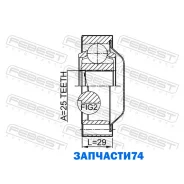���� ���������� ���� 25X75.7 Febest 2311Touarfsha 2311TOUARFSHA ����
