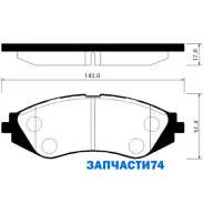 ������� ��������� �������� ������ Daewoo: Lanos (DOHC) 97-01, Nubira 97-03, Lacetti 02-06 HSB HP2005 HP2005 ����