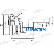 ���� �������� � ������� ABS 26x63.1x27 ABS:48T Toyota Camry ACV40/GSV40 06- Patron PCV1559 PCV1559 ����