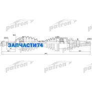 ������� �������� ������ 25x944.5x53.5x26 FORD: Focus 98-04, Focus Clipper 99-04, Focus ����� 99-05, Focus ��������� 99-04 Patron PDS0179 PDS0179 ����