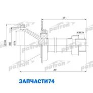 ������� �������� ������ X289 FORD Galaxy 1,9TDI 95-06 VW Sharan 1,9TDI 95-10, 2,0 95-10 Patron PDS0446 PDS0446 ����