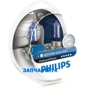 ����� ����������� ��������� ����� H4 P43t 5000K Diamond Vision 12V 55W ������� 2 �� Philips 12342DVS2 12342DVS2 ����