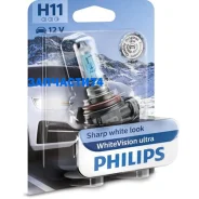 ����� ����������� ��������� ����� H11 PGJ19-2 4200K White Vision Ultra 12V 55W ������� 1 �� Philips 12362WVUB1 12362WVUB1 ����